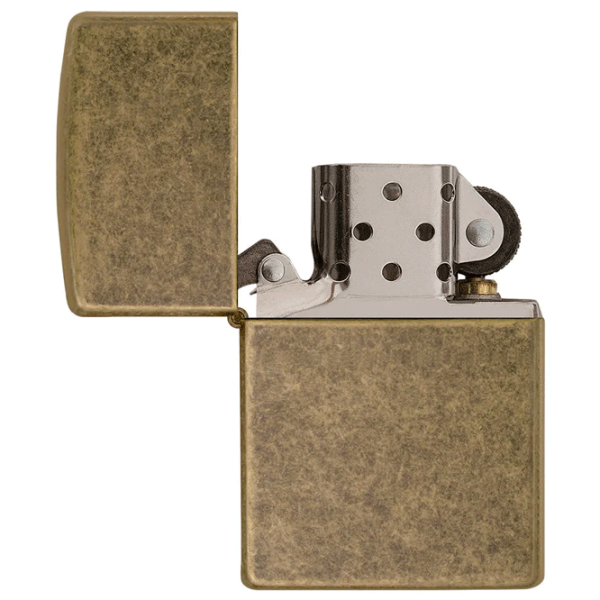 Brichetă Zippo Classic Antique Brass Gold/ Alamă photo 4