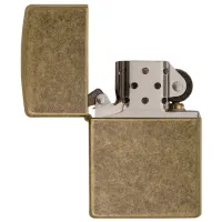 Зажигалка Zippo Classic Antique Brass Золото/ Латунь photo 4