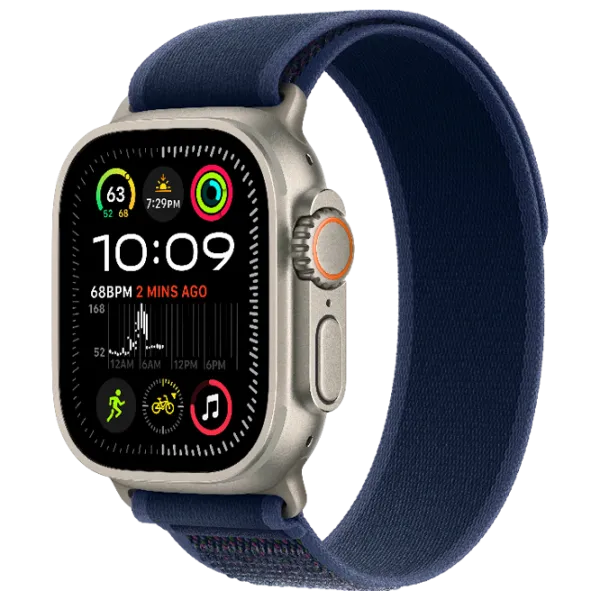 Ceas inteligent Apple Watch Ultra 2 1.92"/ 49 mm/ Natural Titanium - Blue Trail/ MX4J3 photo 1