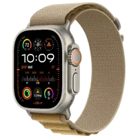 Умные часы Apple Watch Ultra 2 1.92"/ 49 мм/ Натуральный Титан - Загар Альпийский/ MX4E3