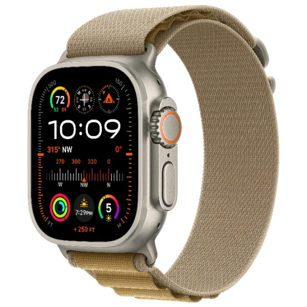 Умные часы Apple Watch Ultra 2 1.92"/ 49 мм/ Натуральный Титан - Загар Альпийский/ MX4F3 photo 1