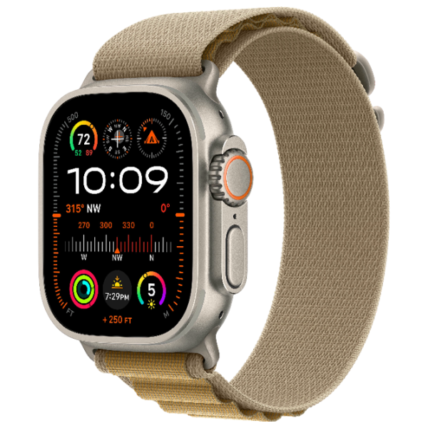 Умные часы Apple Watch Ultra 2 1.92"/ 49 мм/ Натуральный Титан - Загар Альпийский/ MX4F3 photo 1