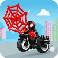 Constructor LEGO Spin'S Motorcycle Adventure Motocicletă/ Black photo 9