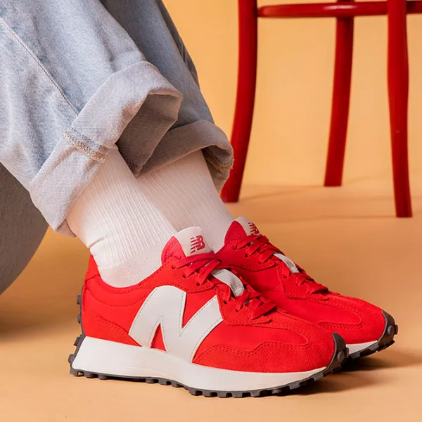 Adidași pentru bărbați New Balance 327 42.5/ Red photo 4