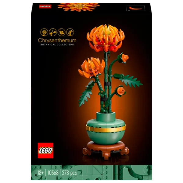 Constructor LEGO Chrysanthemum Flori/ Green photo 1