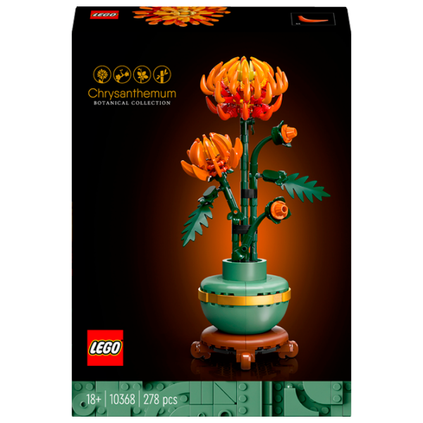 Constructor LEGO Chrysanthemum Flori/ Green photo 1