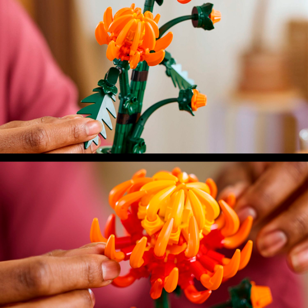 Constructor LEGO Chrysanthemum Flori/ Green photo 6
