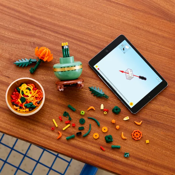 Constructor LEGO Chrysanthemum Flori/ Green photo 8