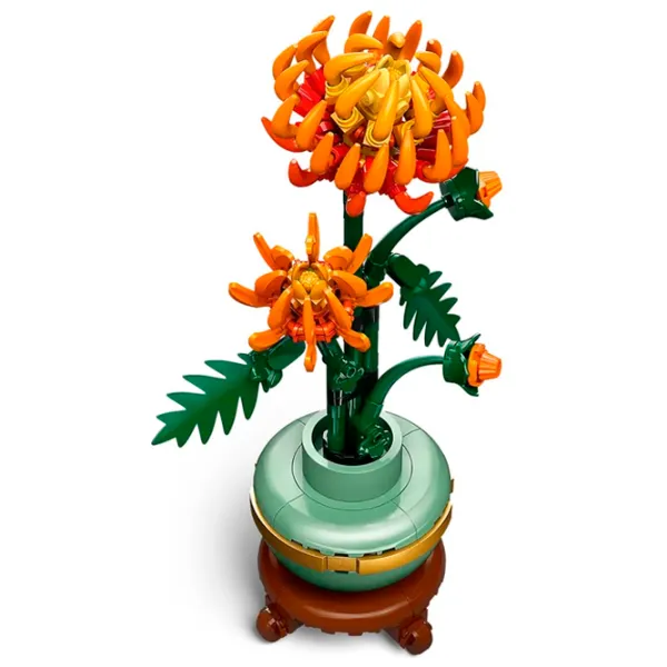 Constructor LEGO Chrysanthemum Flori/ Green photo 9