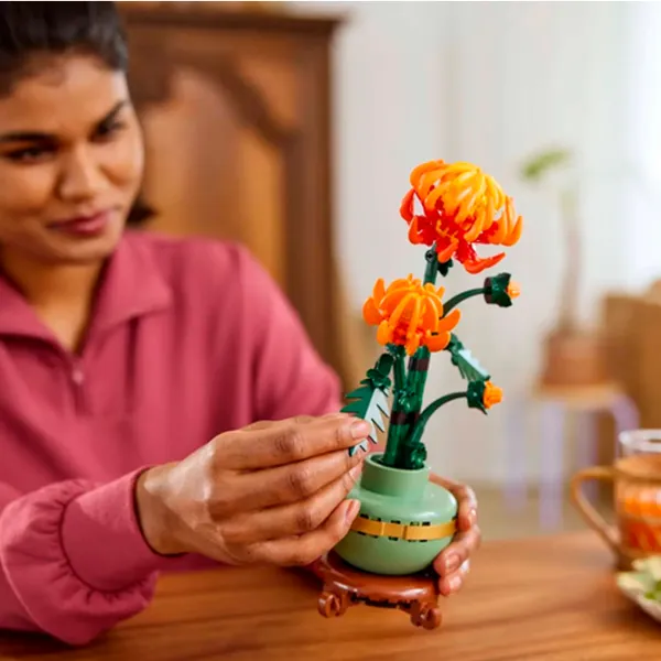 Constructor LEGO Chrysanthemum Flori/ Green photo 10