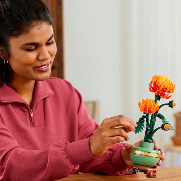 Constructor LEGO Chrysanthemum Flori/ Green photo 12