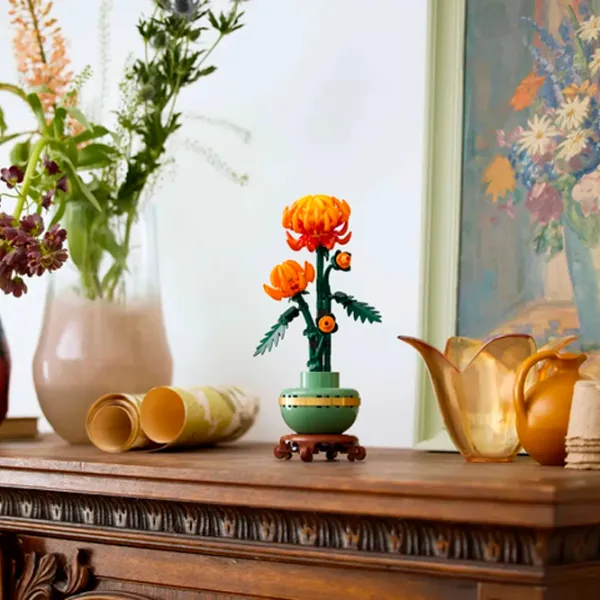 Constructor LEGO Chrysanthemum Flori/ Green photo 13