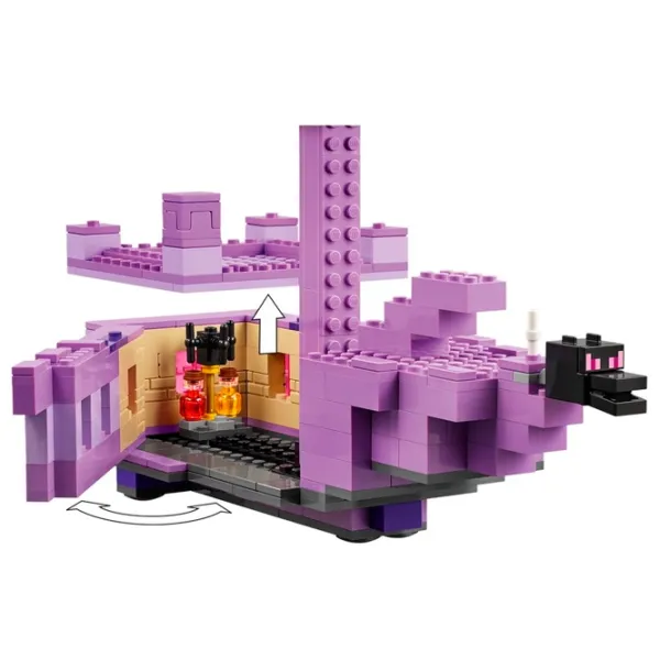 Constructor LEGO The Ender Dragon and End Ship Dragon/ Violet photo 3