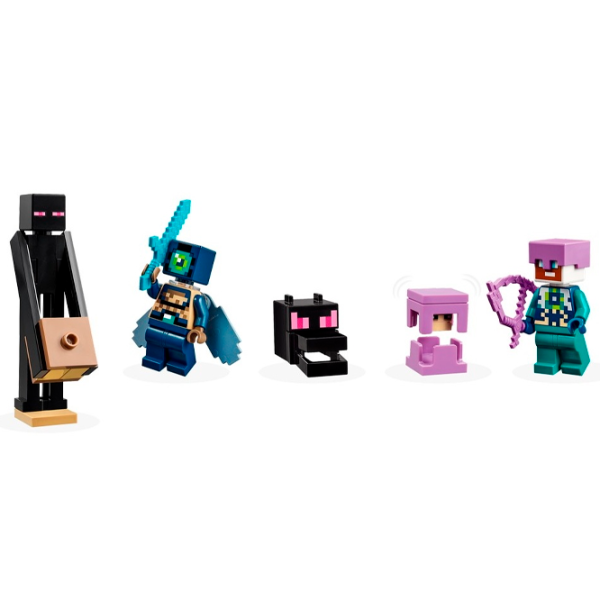 Constructor LEGO The Ender Dragon and End Ship Dragon/ Violet photo 4