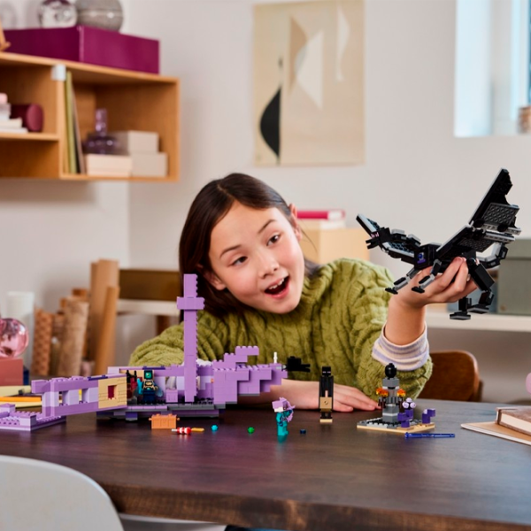 Constructor LEGO The Ender Dragon and End Ship Dragon/ Violet photo 6
