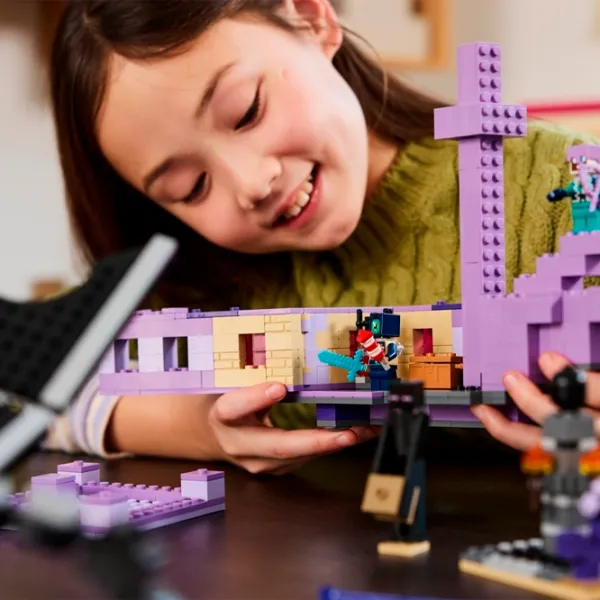 Constructor LEGO The Ender Dragon and End Ship Dragon/ Violet photo 7