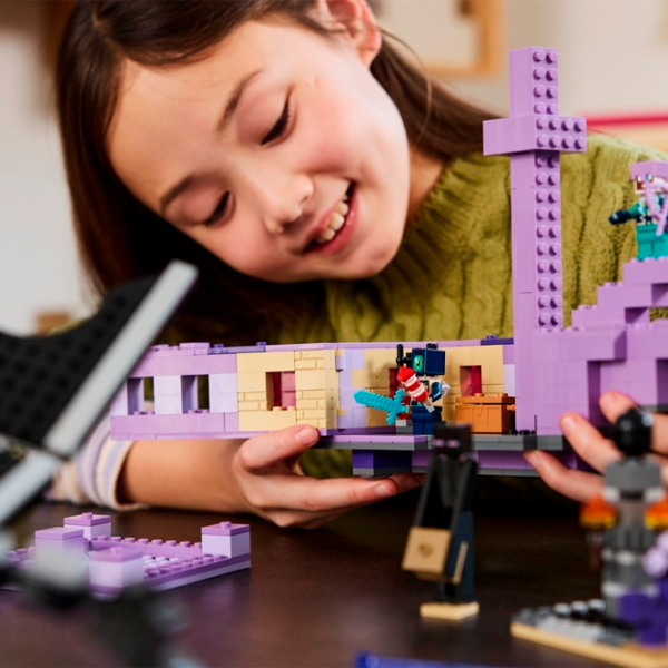 Constructor LEGO The Ender Dragon and End Ship Dragon/ Violet photo 7