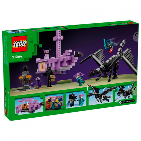 Constructor LEGO The Ender Dragon and End Ship Dragon/ Violet photo 8