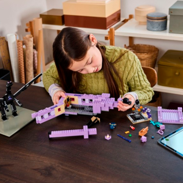 Constructor LEGO The Ender Dragon and End Ship Dragon/ Violet photo 11