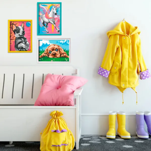 Pictură pe numere As Kids Cățeluș 1038-41012 26.5 x 20 x 0.4 cm/ Orizontală photo 5