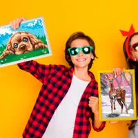 Картина по номерам As Kids Щенок 1038-41012 26.5 x 20 x 0.4 см/ Горизонтальная photo 7