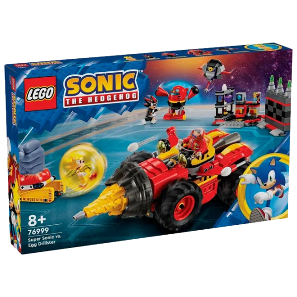 Constructor LEGO Super Sonic vs. Egg Drillster Transport/ Multicolor photo 1