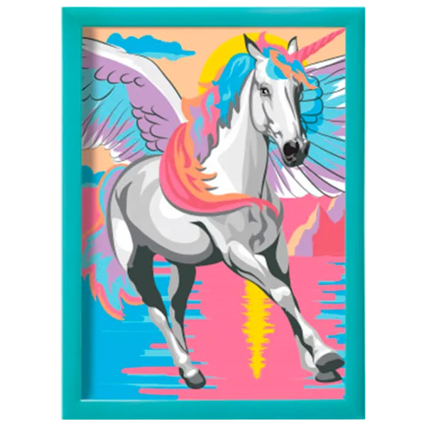 Pictură pe numere As Kids Unicorn 1038-41016 26.5 x 20 x 0.4 cm/ Verticală photo 1