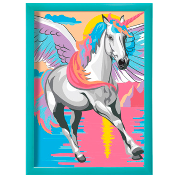 Pictură pe numere As Kids Unicorn 1038-41016 26.5 x 20 x 0.4 cm/ Verticală photo 1
