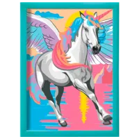 Картина по номерам As Kids Unicorn 1038-41016 26.5 x 20 x 0.4 см/ Вертикальная