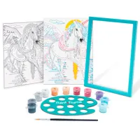 Картина по номерам As Kids Unicorn 1038-41016 26.5 x 20 x 0.4 см/ Вертикальная photo 2