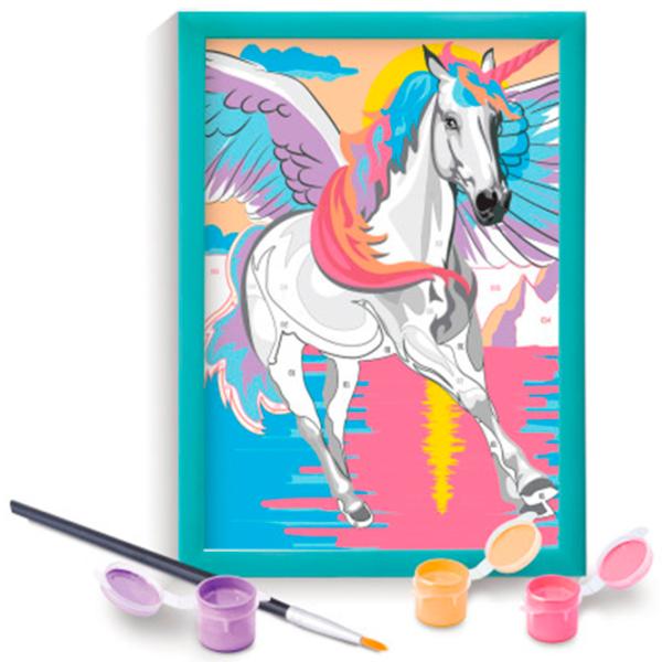 Pictură pe numere As Kids Unicorn 1038-41016 26.5 x 20 x 0.4 cm/ Verticală photo 3