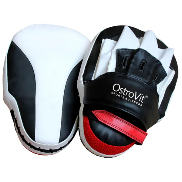 Боевые перчатки OstroVit Training Shield Бокс/ Adult/ Black photo 1