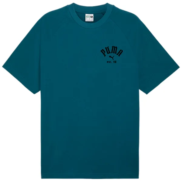 Tricou pentru bărbați Puma Play Loud Classics Tee 100% bumbac/ Blue photo 1