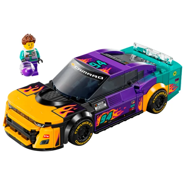 Constructor LEGO NASCAR Next Gen Chevrolet Camaro ZL1 Mașină/ Multicolor photo 2