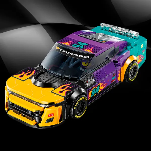 Constructor LEGO NASCAR Next Gen Chevrolet Camaro ZL1 Mașină/ Multicolor photo 3