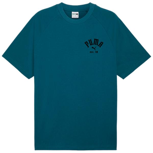 Tricou pentru bărbați Puma Play Loud Classics Tee 100% bumbac/ Blue photo 1