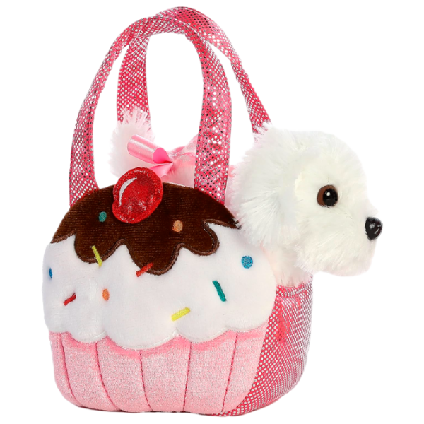 Мягкая игрушка Fancy Pals Animals Cupcake Dog 3+/ White photo 1