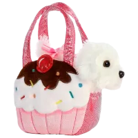 Мягкая игрушка Fancy Pals Animals Cupcake Dog 3+/ White