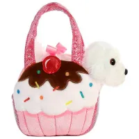 Jucărie moale Fancy Pals Animals Cupcake Dog 3+/ White photo 3