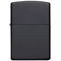 Brichetă Zippo Classic Black Matte Black/ Alamă