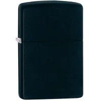 Зажигалка Zippo Classic Black Matte Black/ Латунь photo 2