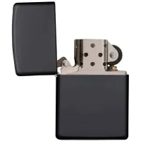 Зажигалка Zippo Classic Black Matte Black/ Латунь photo 3