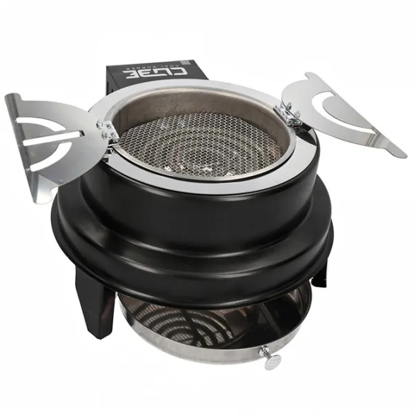 Sobă electrică pentru cărbuni Cube CUBEBRN01 Black / Metal photo 2