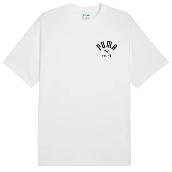 Футболка для мужчин Puma Play Loud Classics Tee 100% хлопок/ White photo 1