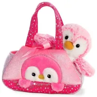 Jucărie moale Fancy Pals Animals Penguin 3+/ Pink photo 2