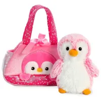 Jucărie moale Fancy Pals Animals Penguin 3+/ Pink photo 3