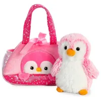 Jucărie moale Fancy Pals Animals Penguin 3+/ Pink photo 4