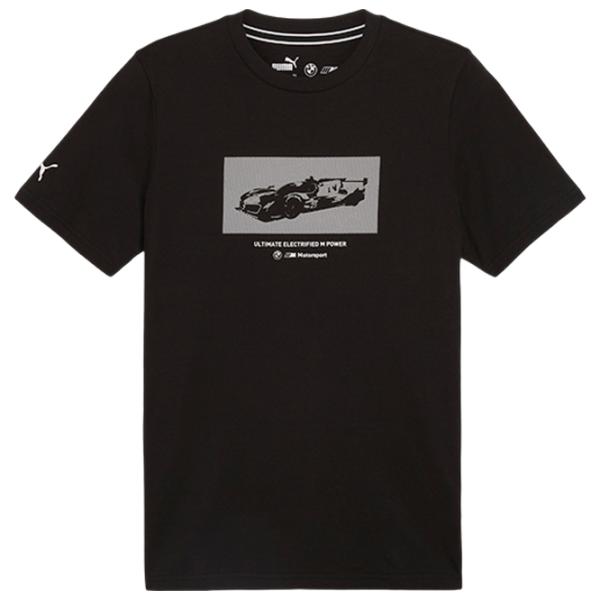 Tricou pentru bărbați Puma Bmw Mms New Ess Car Craphic Tee 100% bumbac/ Black photo 1