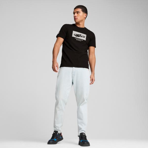 Tricou pentru bărbați Puma Bmw Mms New Ess Car Craphic Tee 100% bumbac/ Black photo 5