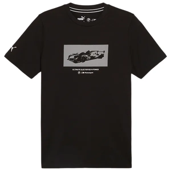 Футболка для мужчин Puma Bmw Mms New Ess Car Craphic Tee 100% хлопок/ Black photo 1